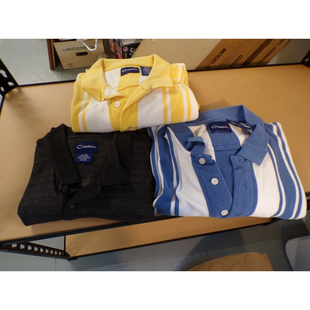 Three Mens 2x‎ Polo Shirts by Catalina